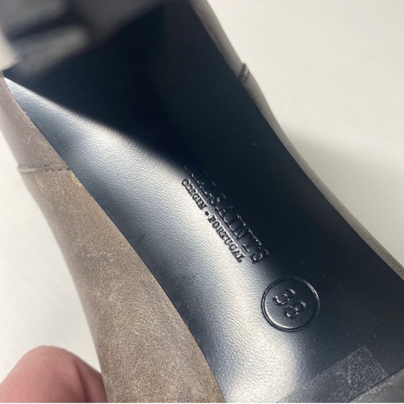 All Saints Distressed Peep Toe Boots, size 7.5 - Picture 3 of 7